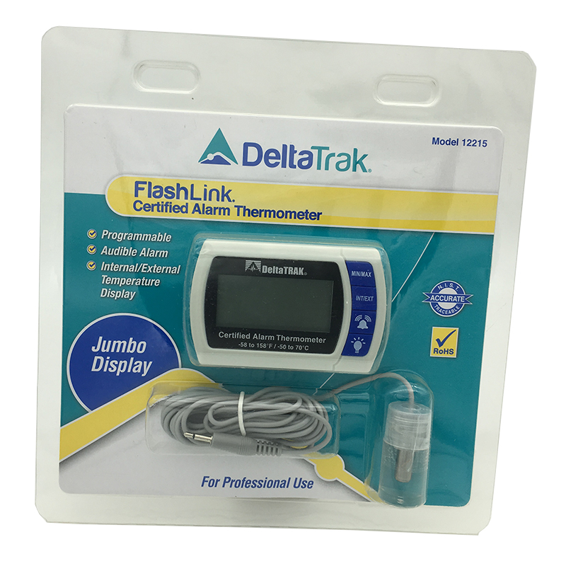 DELTATRAK 12215 Certified Alarm Thermometer